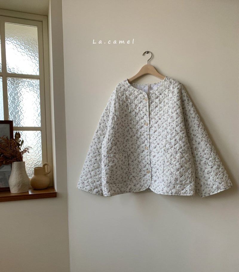 la camel / honey padding jacket 2023【for mom】