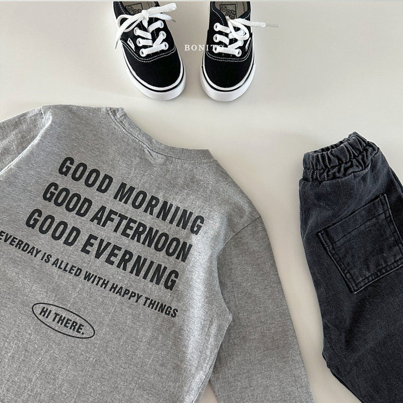 bonito / good morning tee