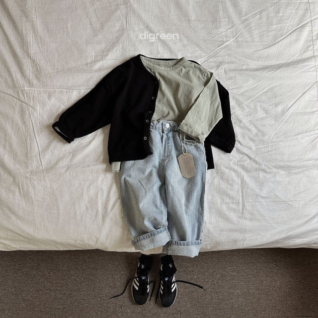 digreen / tassel denim pants