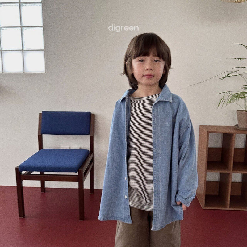 digreen / denim shirt