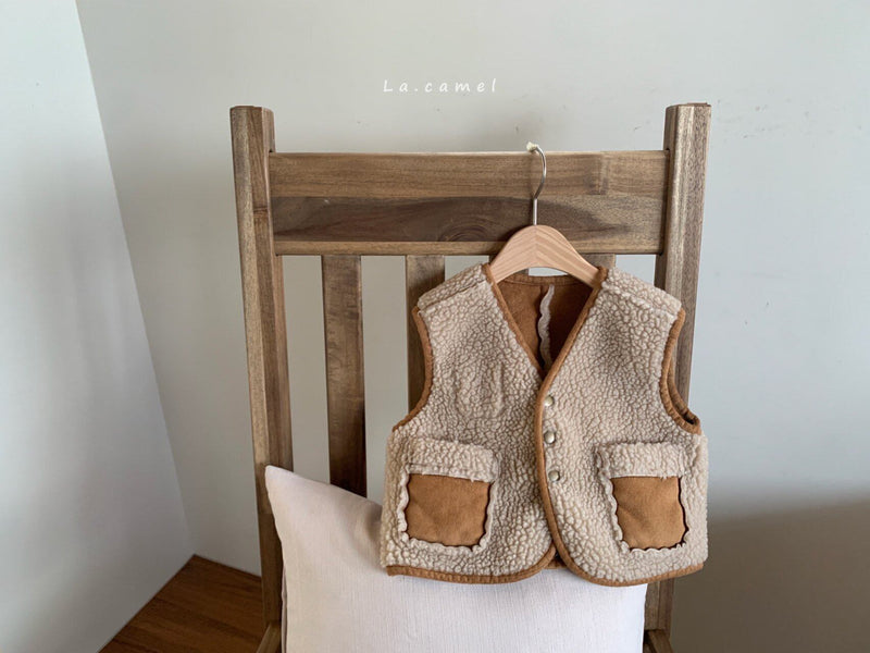 la camel / kino reversible vest 2023