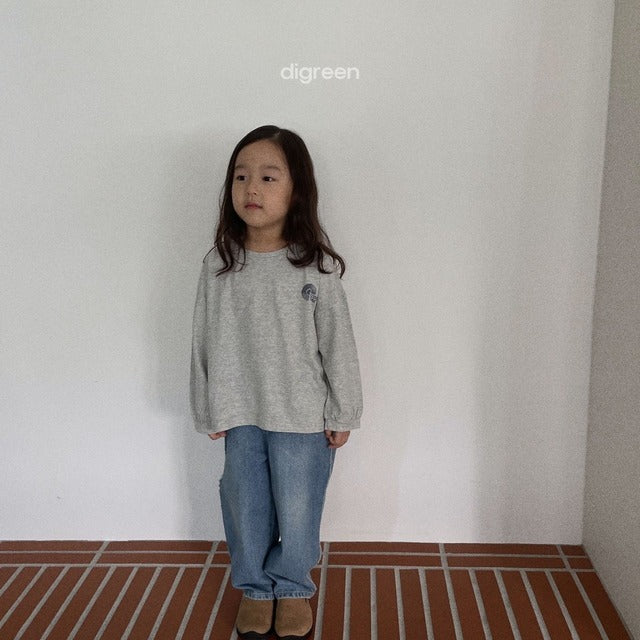 digreen / tassel denim pants