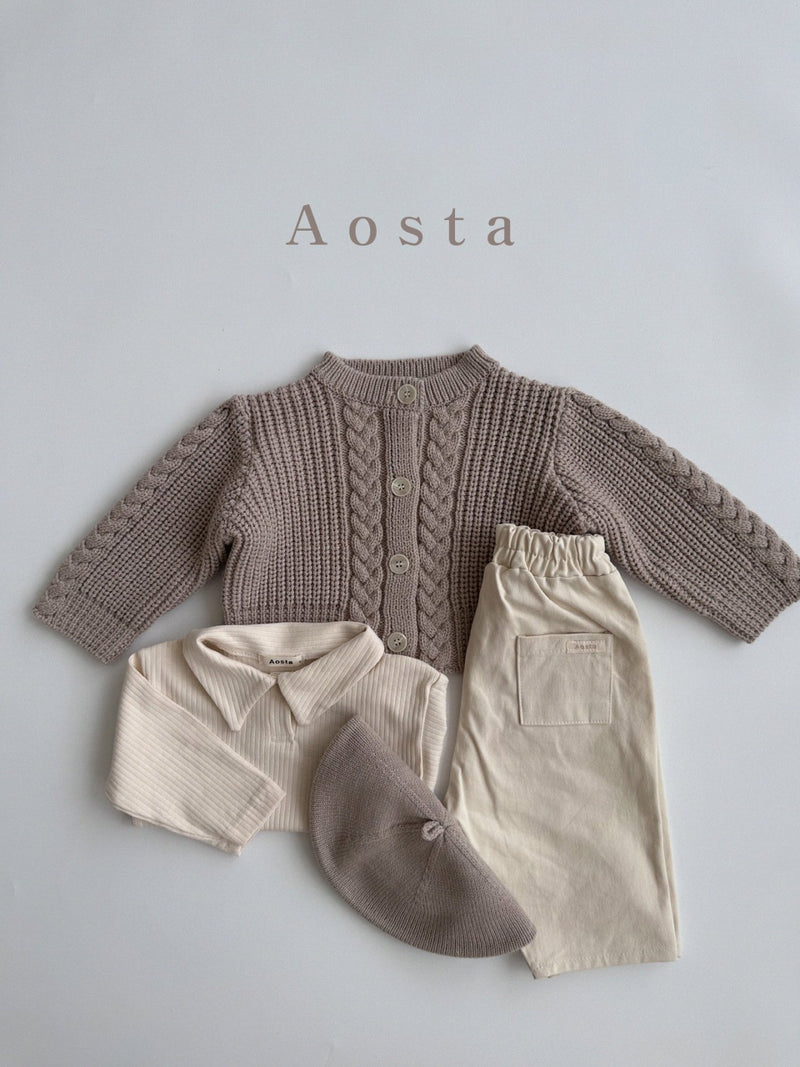aosta / knit cardigan