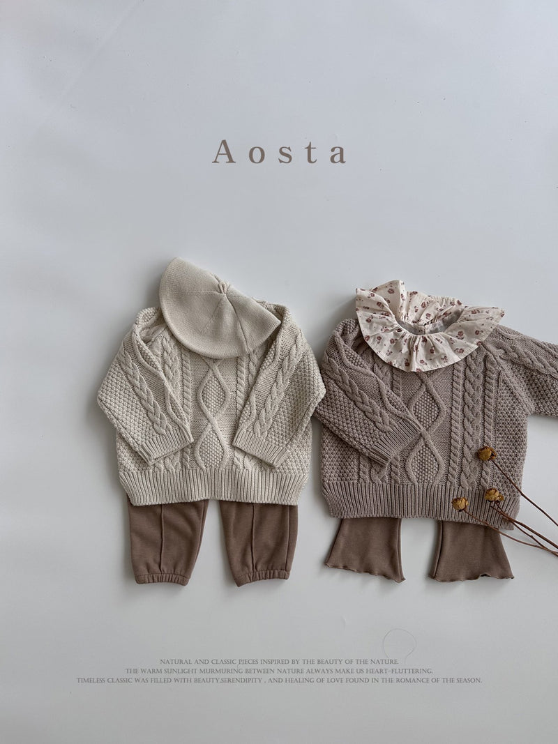 aosta / knit pullover