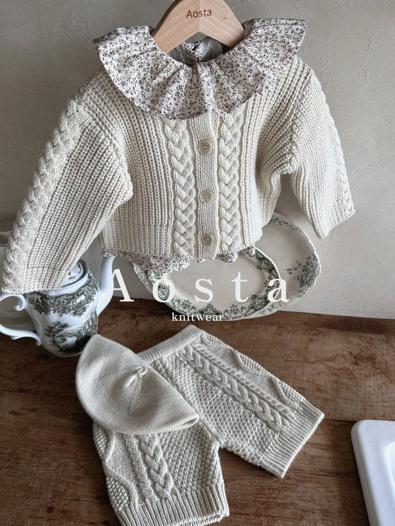 aosta / knit cardigan