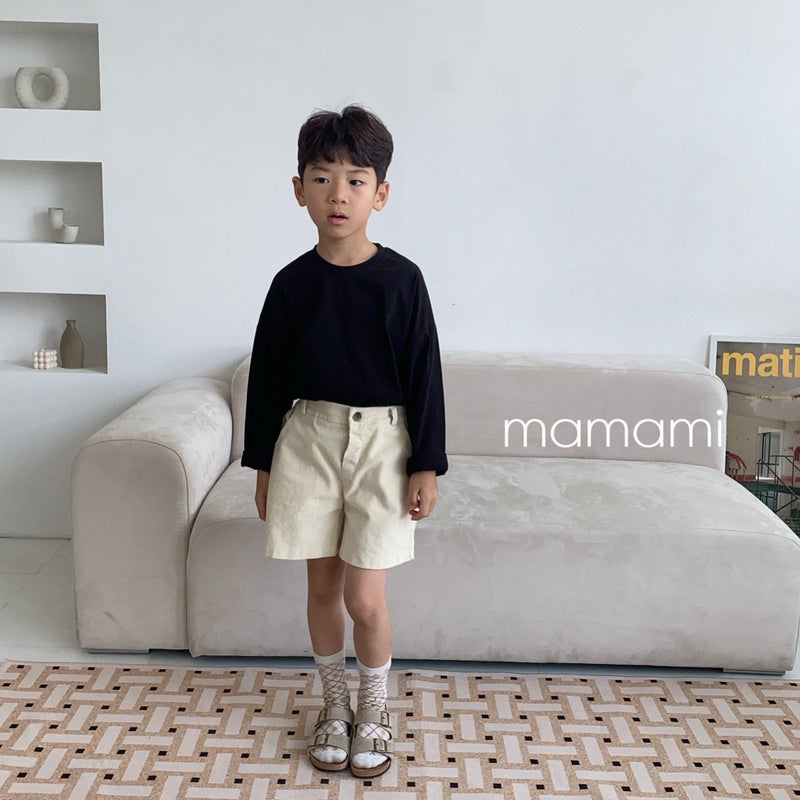 即納 mamami / golden half pants 【for kids & jr.】