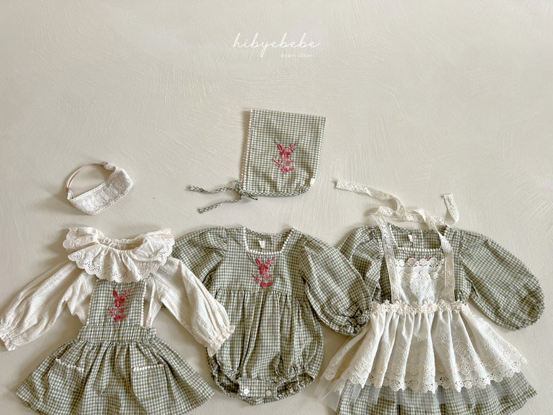 hi byebebe / bebe bell check  one-piece