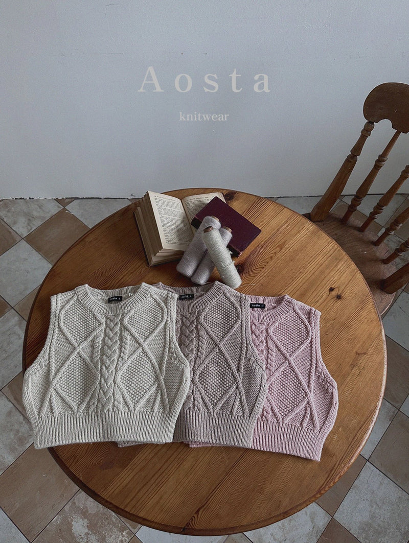 aosta / knit vest
