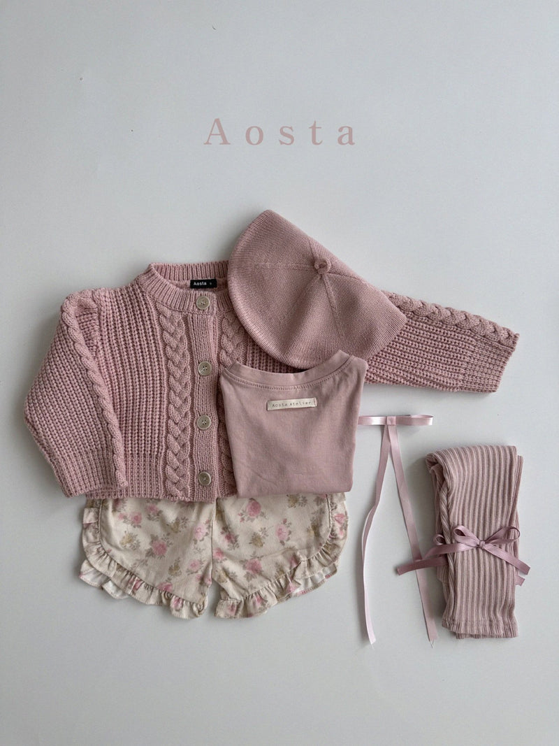 aosta / knit cardigan