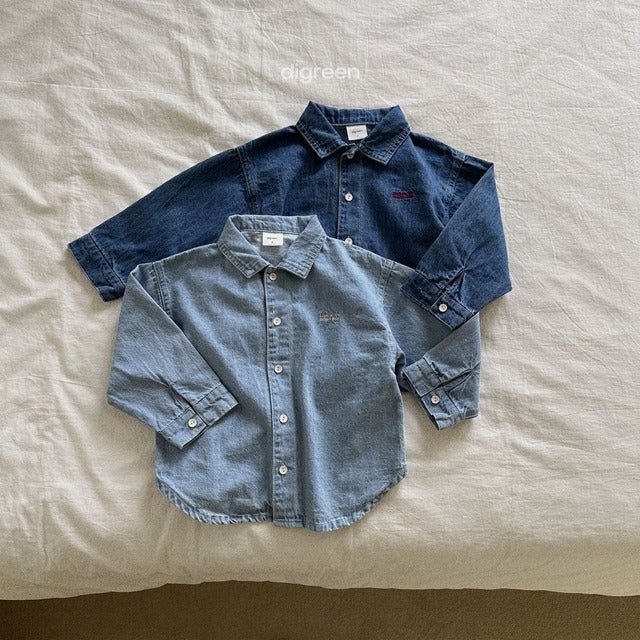 digreen / denim shirt