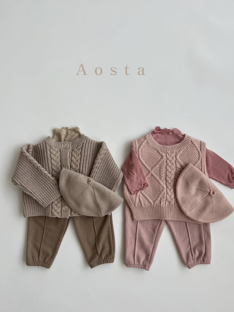aosta / knit cardigan