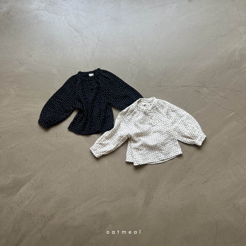 oatmeal / teana blouse
