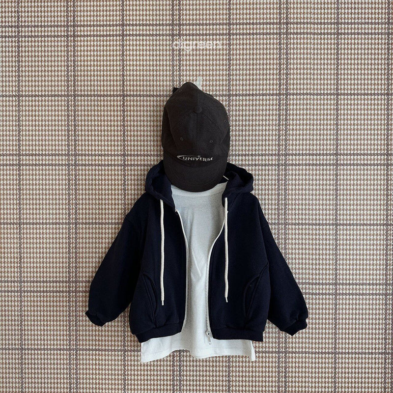 digreen / round zip up