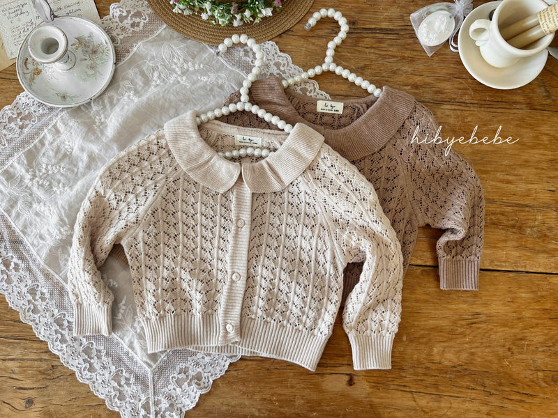 hi byebebe / bebe armand knit cardigan