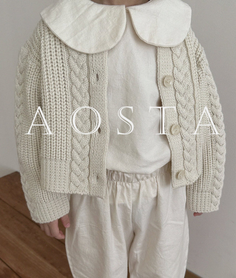 aosta / knit cardigan