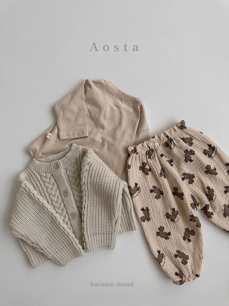 aosta / knit cardigan