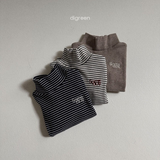 digreen / line polo neck t