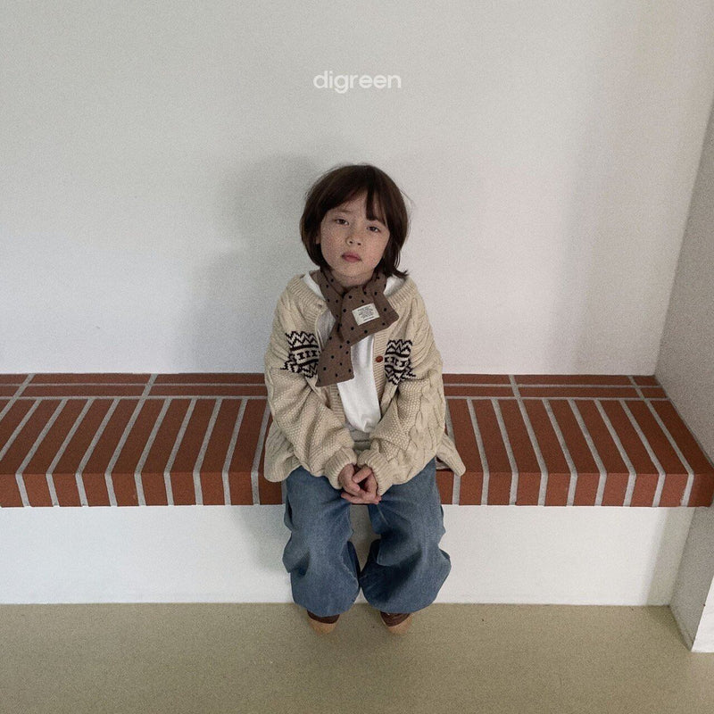 digreen / smooth cardigan