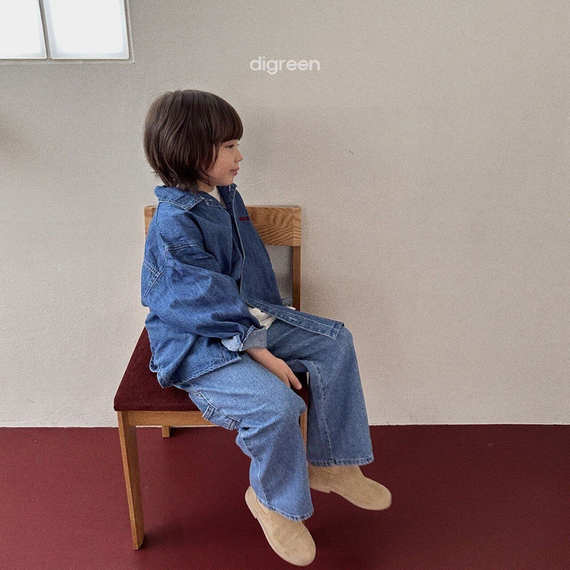 digreen / denim shirt