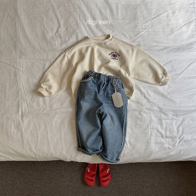 digreen / tassel denim pants