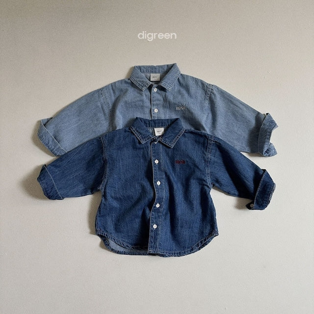 digreen / denim shirt