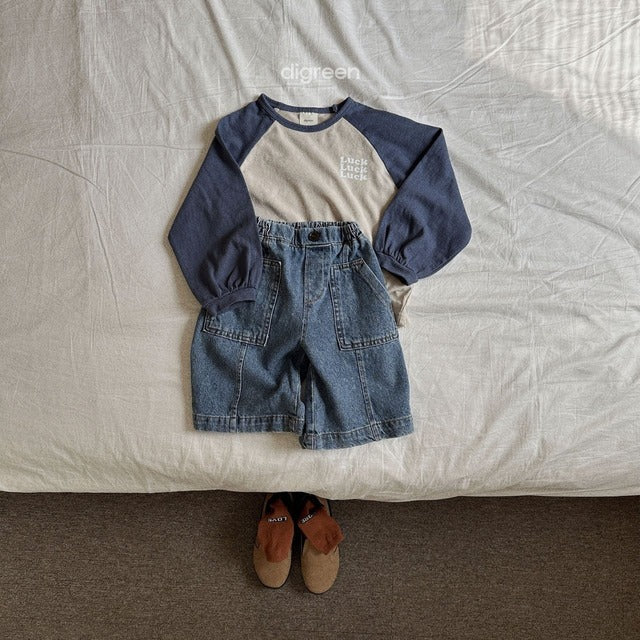 digreen / wide capri pants