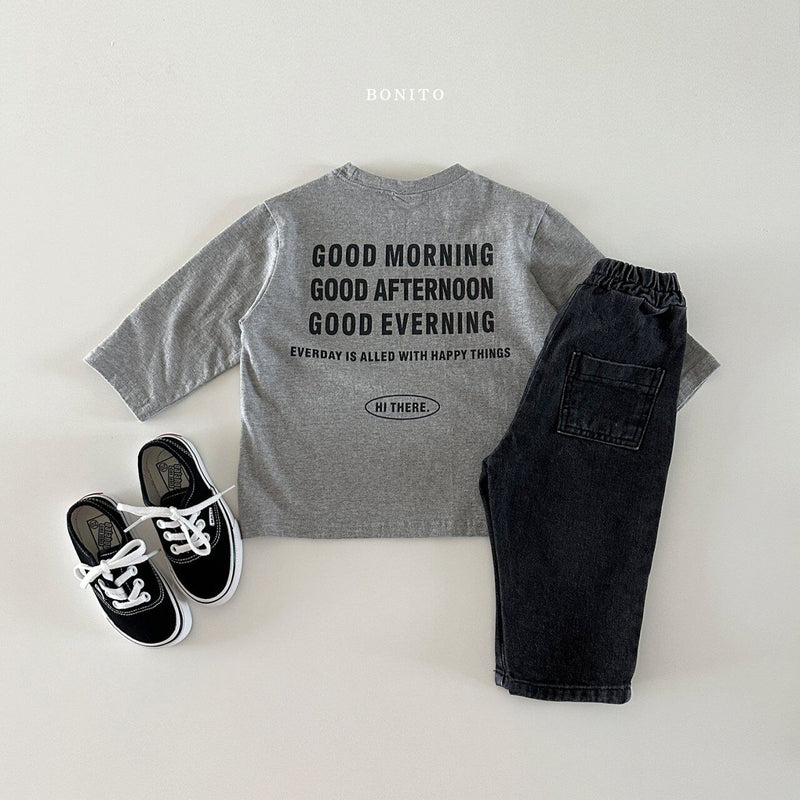 bonito / good morning tee