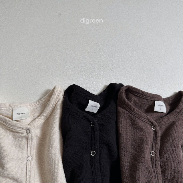 digreen / mudding cardigan