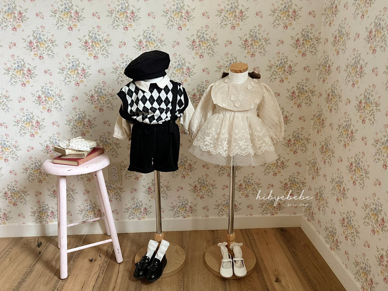 hi byebebe / bebe marguerite lace suit