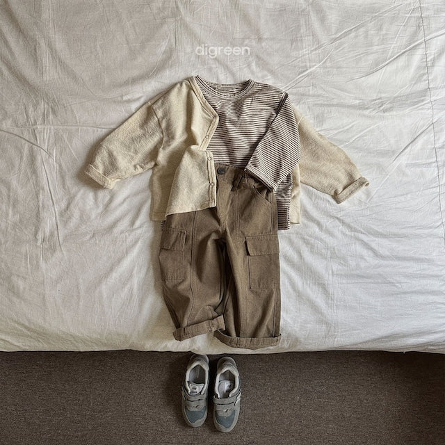 digreen / mudding cardigan