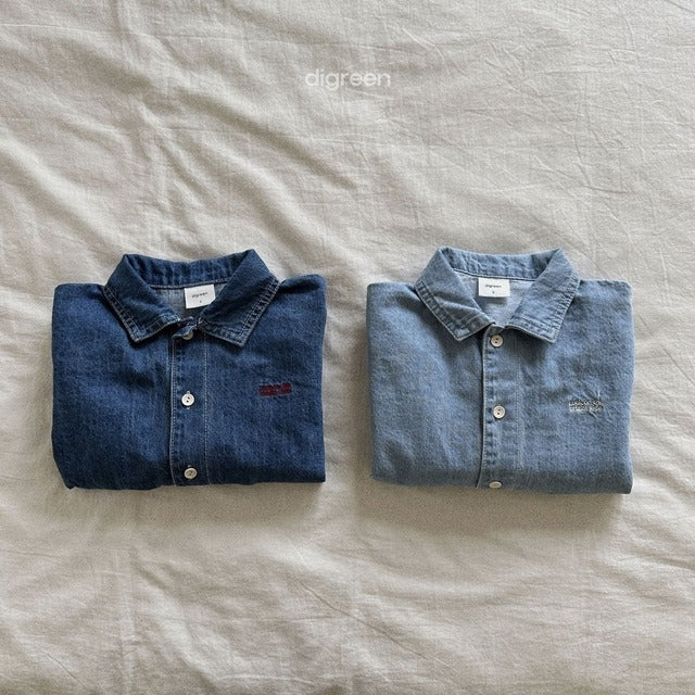 digreen / denim shirt