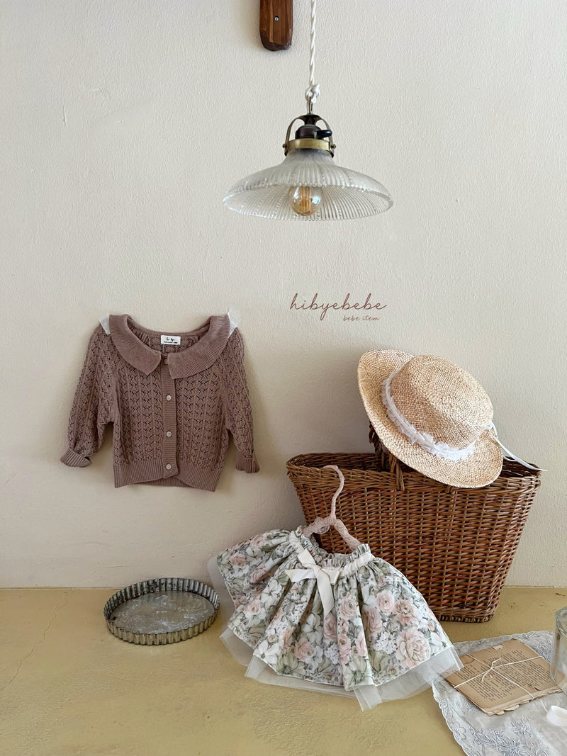 hi byebebe / bebe armand knit cardigan