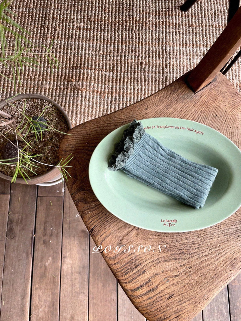 poisson /frill socks set