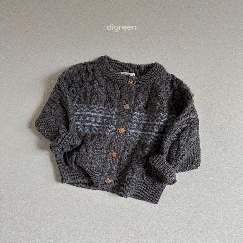 digreen / smooth cardigan