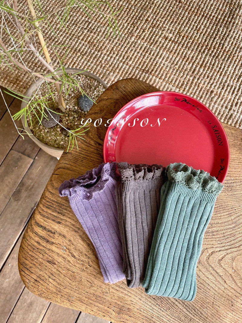 poisson /frill socks set