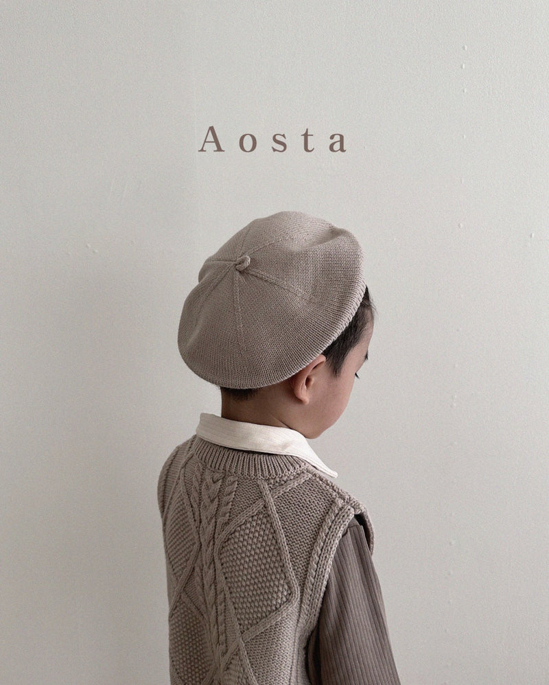 aosta / knit beret