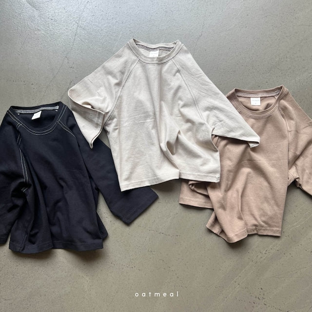 oatmeal / minu raglan tee