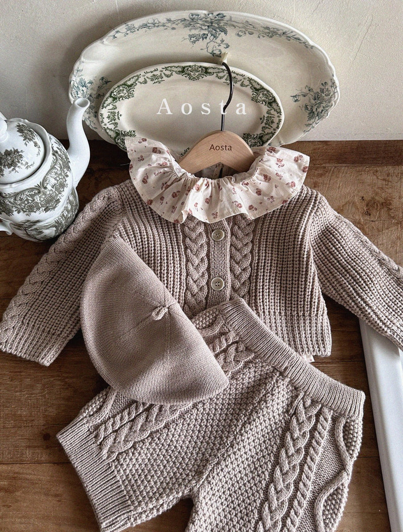 aosta / knit cardigan
