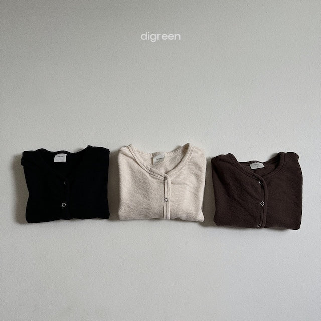digreen / mudding cardigan