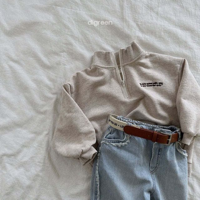 digreen / tassel denim pants