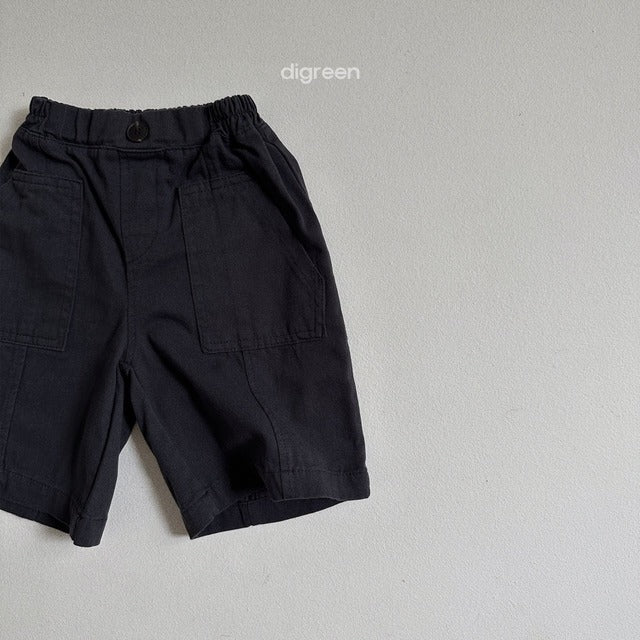 digreen / wide capri pants