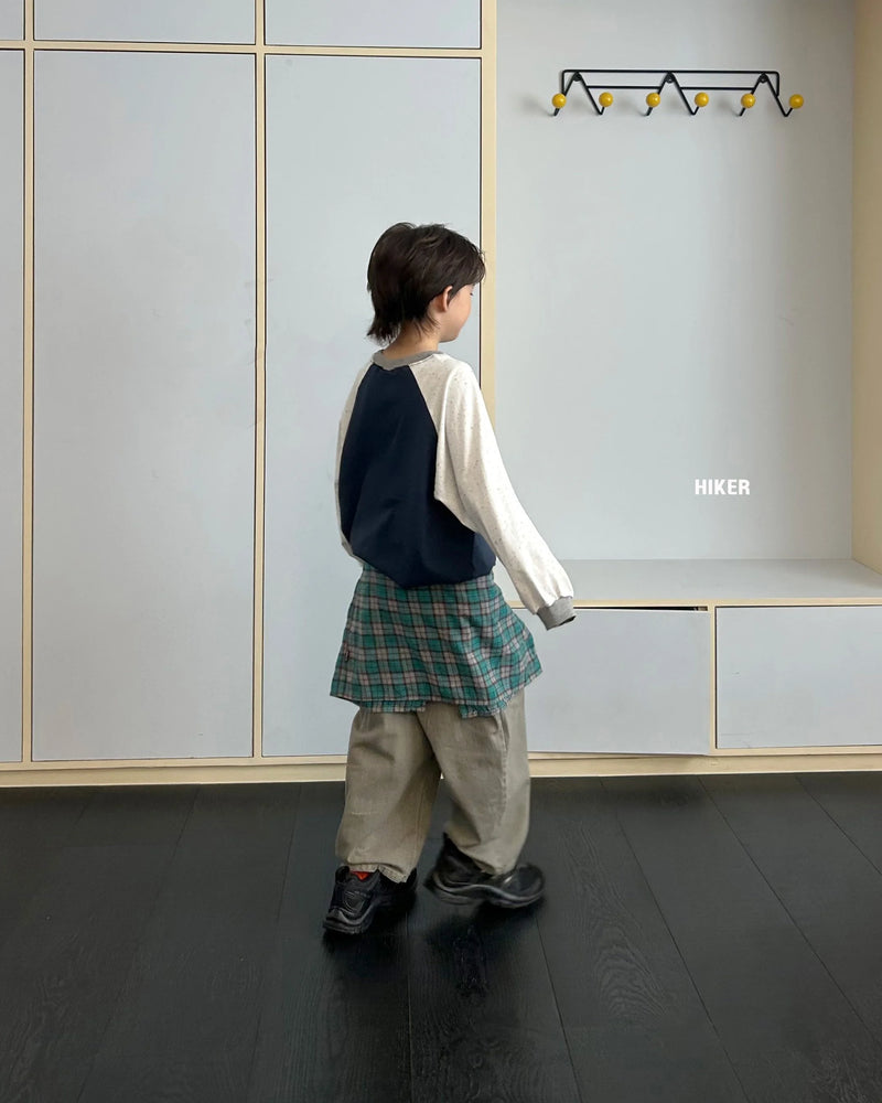 hiker /anche two color raglan Tee【for kids, Jr. 】