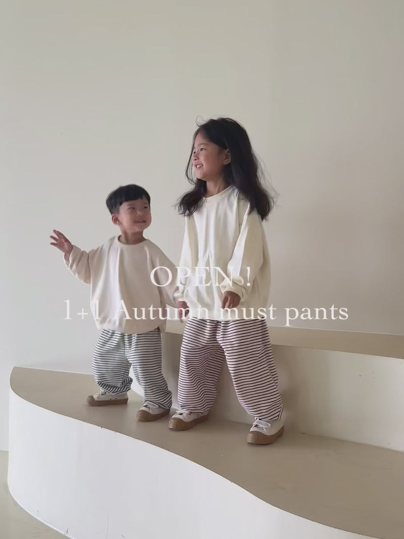 【9/20-9/30期間限定予約販売】 mimiunni / 1+1 autumn must pants【for kids 】2024fw