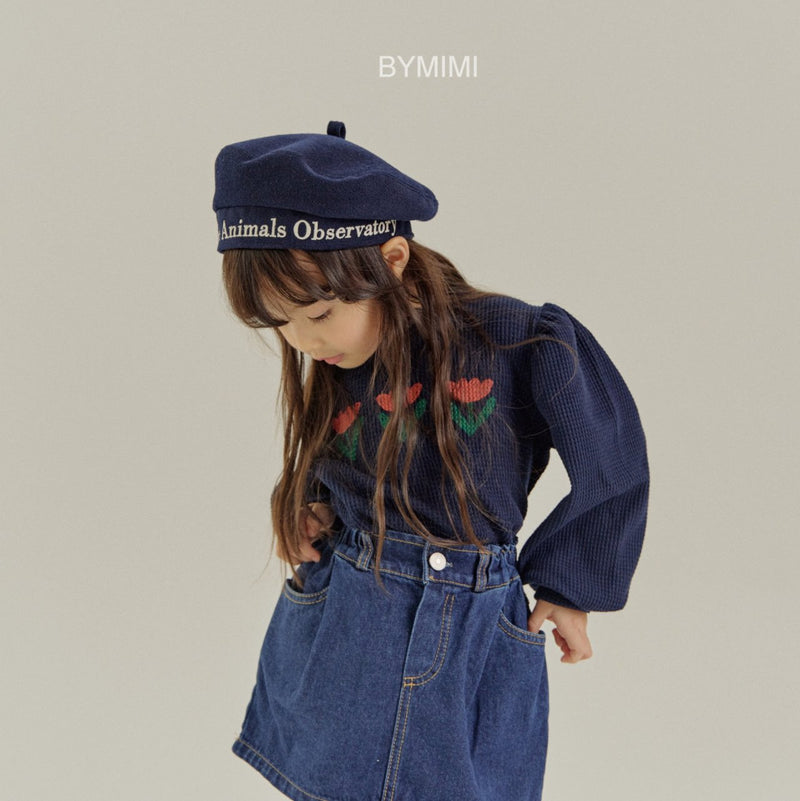 by mimi  / hey denim skirt【for kids , jr】