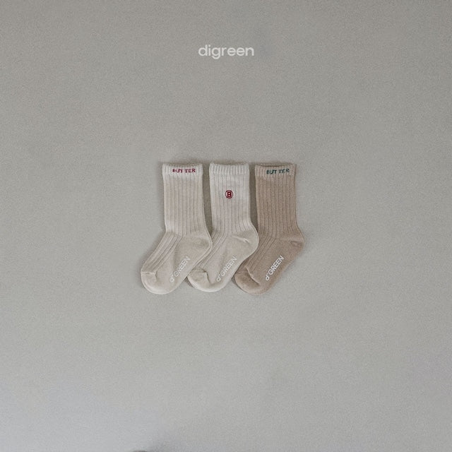 digreen / Butter socks