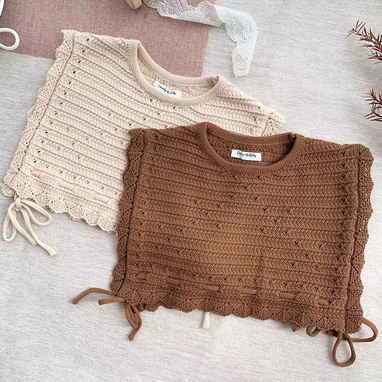 lace knit vest