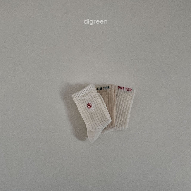 digreen / Butter socks