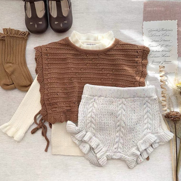 lace knit vest