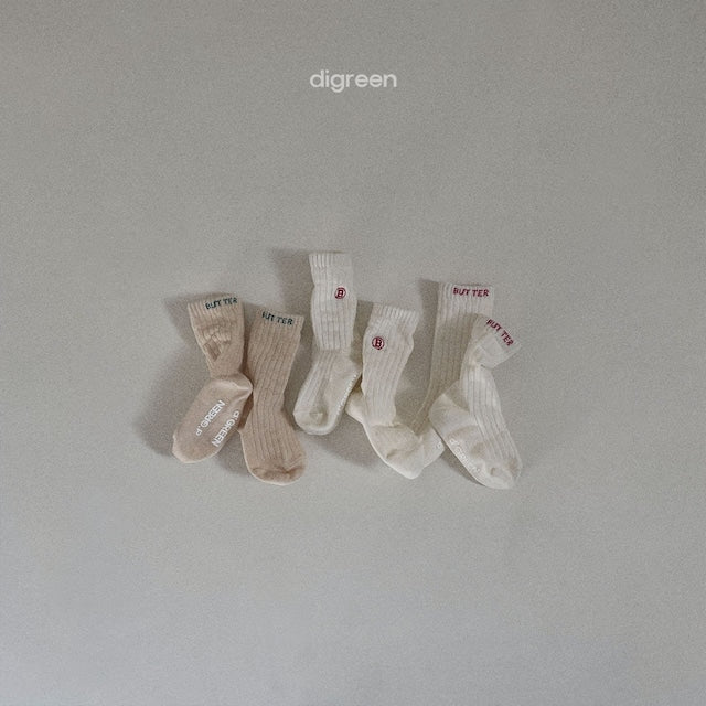 digreen / Butter socks