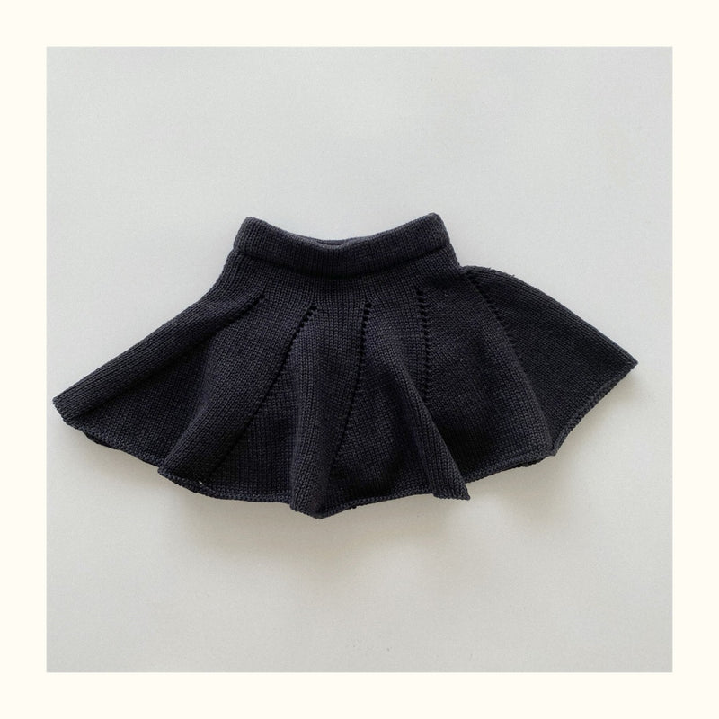 flare knit skirt